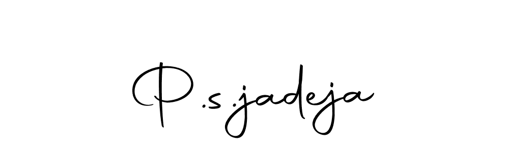 P.s.jadeja stylish signature style. Best Handwritten Sign (Autography-DOLnW) for my name. Handwritten Signature Collection Ideas for my name P.s.jadeja. P.s.jadeja signature style 10 images and pictures png