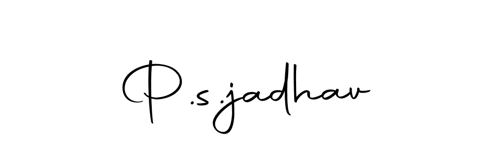 This is the best signature style for the P.s.jadhav name. Also you like these signature font (Autography-DOLnW). Mix name signature. P.s.jadhav signature style 10 images and pictures png