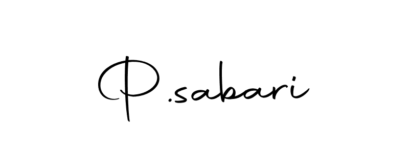 How to make P.sabari signature? Autography-DOLnW is a professional autograph style. Create handwritten signature for P.sabari name. P.sabari signature style 10 images and pictures png