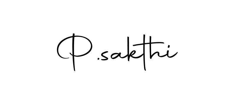 Make a beautiful signature design for name P.sakthi. Use this online signature maker to create a handwritten signature for free. P.sakthi signature style 10 images and pictures png