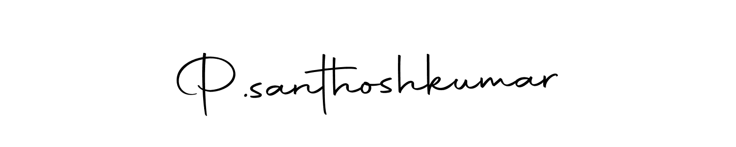 Here are the top 10 professional signature styles for the name P.santhoshkumar. These are the best autograph styles you can use for your name. P.santhoshkumar signature style 10 images and pictures png