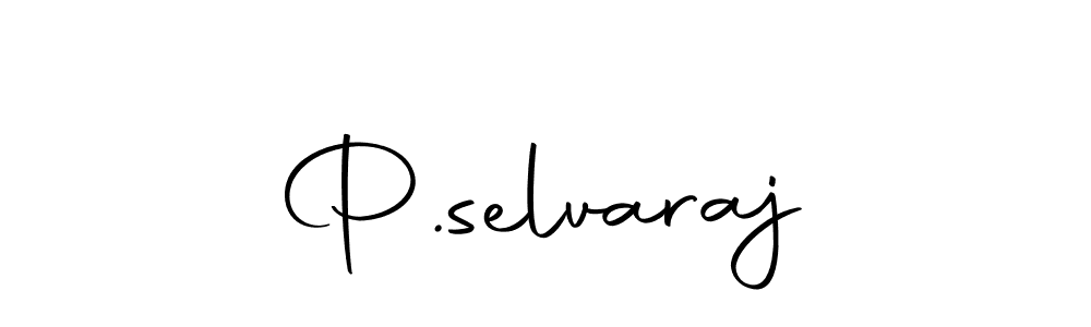 How to make P.selvaraj name signature. Use Autography-DOLnW style for creating short signs online. This is the latest handwritten sign. P.selvaraj signature style 10 images and pictures png