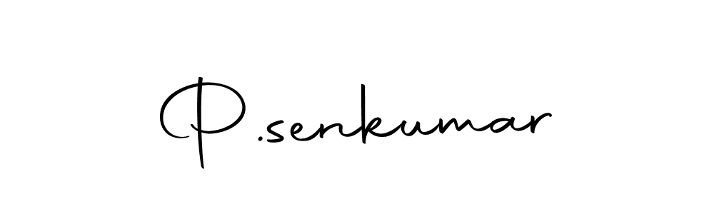 You should practise on your own different ways (Autography-DOLnW) to write your name (P.senkumar) in signature. don't let someone else do it for you. P.senkumar signature style 10 images and pictures png