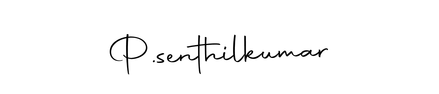 Make a beautiful signature design for name P.senthilkumar. Use this online signature maker to create a handwritten signature for free. P.senthilkumar signature style 10 images and pictures png