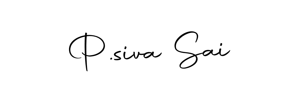 P.siva Sai stylish signature style. Best Handwritten Sign (Autography-DOLnW) for my name. Handwritten Signature Collection Ideas for my name P.siva Sai. P.siva Sai signature style 10 images and pictures png