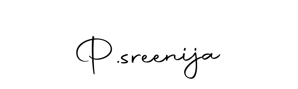 Similarly Autography-DOLnW is the best handwritten signature design. Signature creator online .You can use it as an online autograph creator for name P.sreenija. P.sreenija signature style 10 images and pictures png