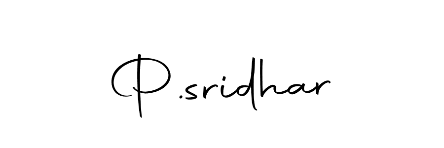 How to Draw P.sridhar signature style? Autography-DOLnW is a latest design signature styles for name P.sridhar. P.sridhar signature style 10 images and pictures png