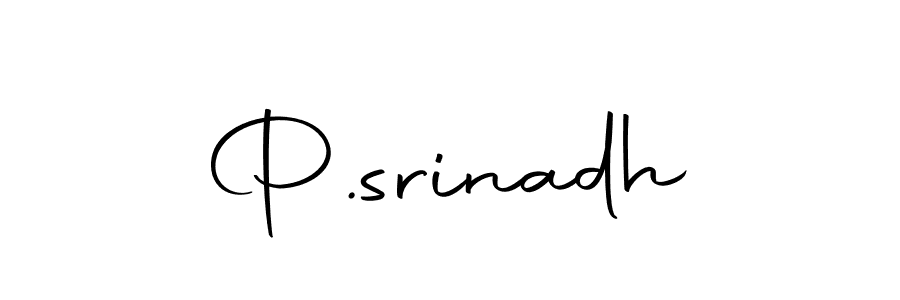 P.srinadh stylish signature style. Best Handwritten Sign (Autography-DOLnW) for my name. Handwritten Signature Collection Ideas for my name P.srinadh. P.srinadh signature style 10 images and pictures png