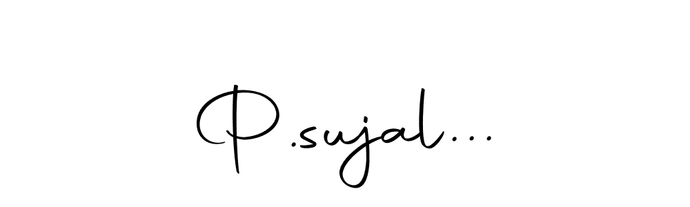 Here are the top 10 professional signature styles for the name P.sujal.... These are the best autograph styles you can use for your name. P.sujal... signature style 10 images and pictures png