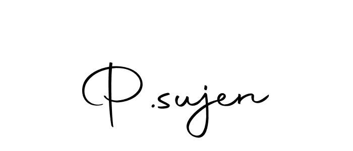 P.sujen stylish signature style. Best Handwritten Sign (Autography-DOLnW) for my name. Handwritten Signature Collection Ideas for my name P.sujen. P.sujen signature style 10 images and pictures png