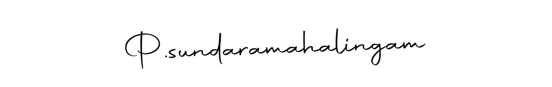 Make a beautiful signature design for name P.sundaramahalingam. With this signature (Autography-DOLnW) style, you can create a handwritten signature for free. P.sundaramahalingam signature style 10 images and pictures png