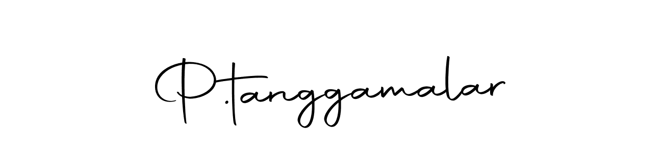 Create a beautiful signature design for name P.tanggamalar. With this signature (Autography-DOLnW) fonts, you can make a handwritten signature for free. P.tanggamalar signature style 10 images and pictures png