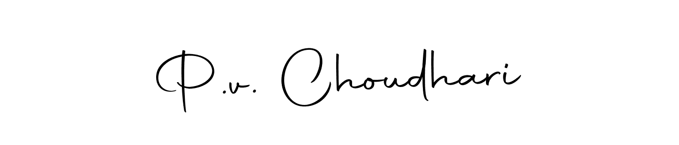 Similarly Autography-DOLnW is the best handwritten signature design. Signature creator online .You can use it as an online autograph creator for name P.v. Choudhari. P.v. Choudhari signature style 10 images and pictures png