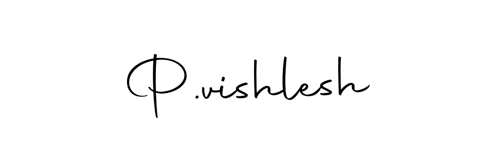 How to Draw P.vishlesh signature style? Autography-DOLnW is a latest design signature styles for name P.vishlesh. P.vishlesh signature style 10 images and pictures png