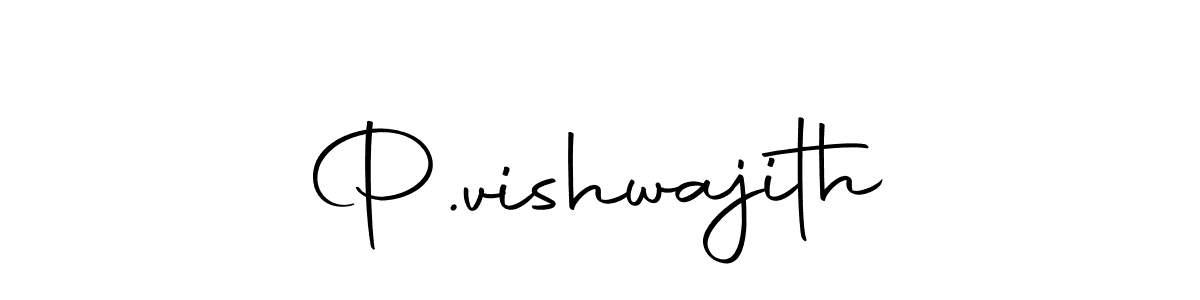 P.vishwajith stylish signature style. Best Handwritten Sign (Autography-DOLnW) for my name. Handwritten Signature Collection Ideas for my name P.vishwajith. P.vishwajith signature style 10 images and pictures png