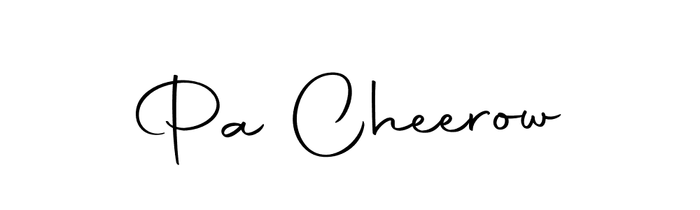 Use a signature maker to create a handwritten signature online. With this signature software, you can design (Autography-DOLnW) your own signature for name Pa Cheerow. Pa Cheerow signature style 10 images and pictures png