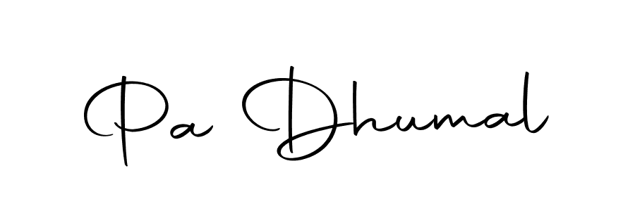 Similarly Autography-DOLnW is the best handwritten signature design. Signature creator online .You can use it as an online autograph creator for name Pa Dhumal. Pa Dhumal signature style 10 images and pictures png