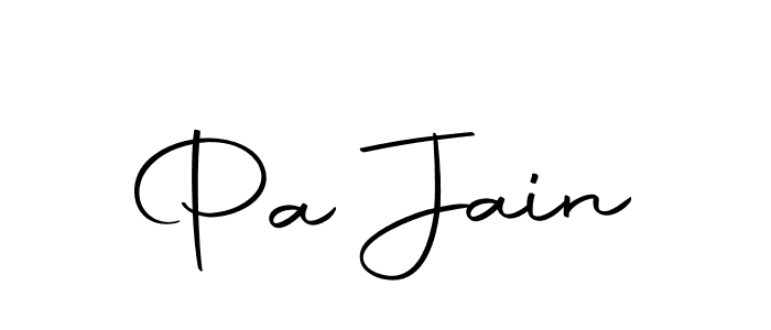 Pa Jain stylish signature style. Best Handwritten Sign (Autography-DOLnW) for my name. Handwritten Signature Collection Ideas for my name Pa Jain. Pa Jain signature style 10 images and pictures png