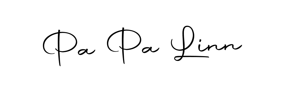 You should practise on your own different ways (Autography-DOLnW) to write your name (Pa Pa Linn) in signature. don't let someone else do it for you. Pa Pa Linn signature style 10 images and pictures png