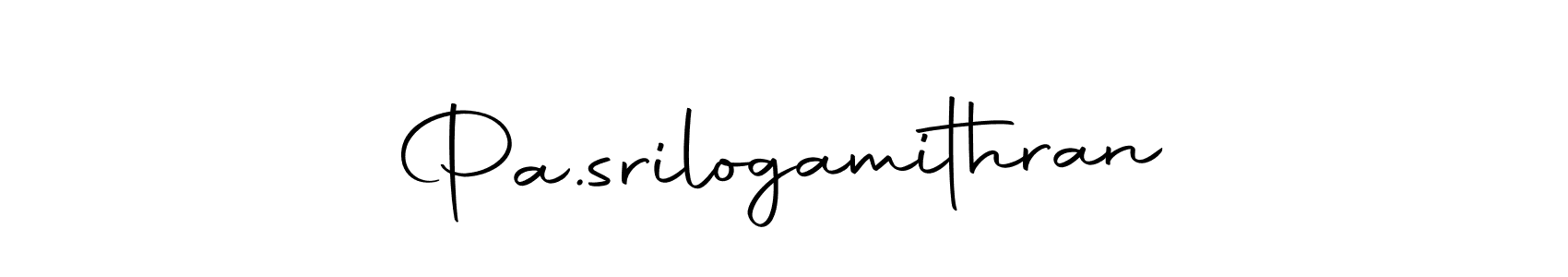 The best way (Autography-DOLnW) to make a short signature is to pick only two or three words in your name. The name Pa.srilogamithran include a total of six letters. For converting this name. Pa.srilogamithran signature style 10 images and pictures png