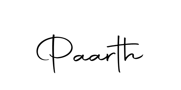 You should practise on your own different ways (Autography-DOLnW) to write your name (Paarth) in signature. don't let someone else do it for you. Paarth signature style 10 images and pictures png