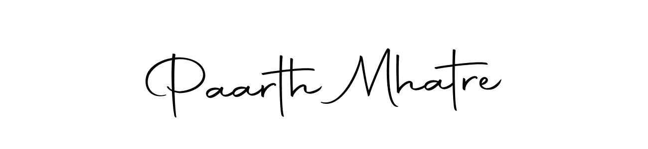 Also we have Paarth Mhatre name is the best signature style. Create professional handwritten signature collection using Autography-DOLnW autograph style. Paarth Mhatre signature style 10 images and pictures png