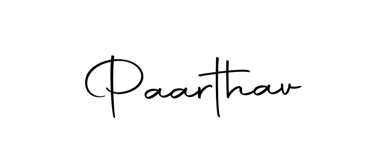 Make a beautiful signature design for name Paarthav. With this signature (Autography-DOLnW) style, you can create a handwritten signature for free. Paarthav signature style 10 images and pictures png
