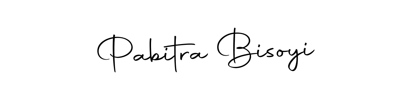 How to make Pabitra Bisoyi name signature. Use Autography-DOLnW style for creating short signs online. This is the latest handwritten sign. Pabitra Bisoyi signature style 10 images and pictures png