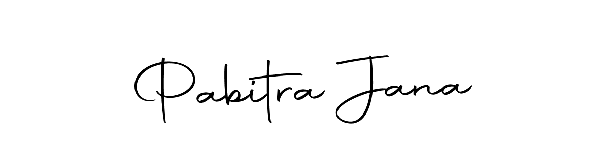 You should practise on your own different ways (Autography-DOLnW) to write your name (Pabitra Jana) in signature. don't let someone else do it for you. Pabitra Jana signature style 10 images and pictures png