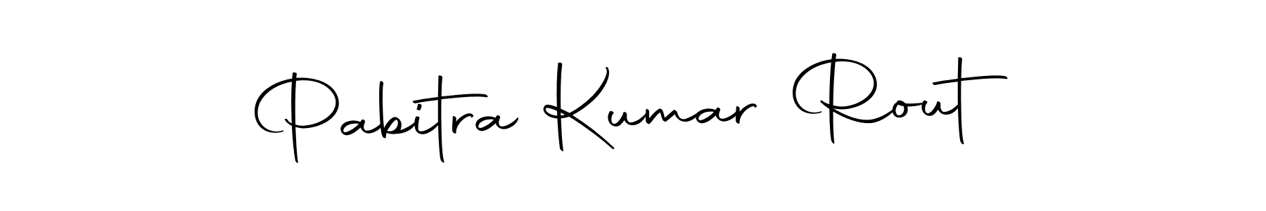 How to make Pabitra Kumar Rout name signature. Use Autography-DOLnW style for creating short signs online. This is the latest handwritten sign. Pabitra Kumar Rout signature style 10 images and pictures png