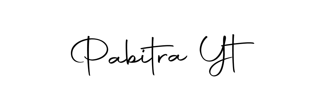 Use a signature maker to create a handwritten signature online. With this signature software, you can design (Autography-DOLnW) your own signature for name Pabitra Yt. Pabitra Yt signature style 10 images and pictures png