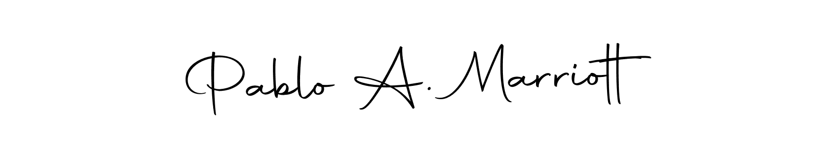 Also You can easily find your signature by using the search form. We will create Pablo A. Marriott name handwritten signature images for you free of cost using Autography-DOLnW sign style. Pablo A. Marriott signature style 10 images and pictures png