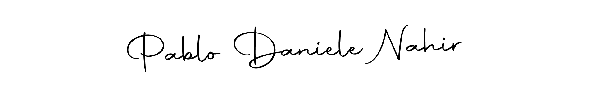 Also we have Pablo Daniele Nahir name is the best signature style. Create professional handwritten signature collection using Autography-DOLnW autograph style. Pablo Daniele Nahir signature style 10 images and pictures png