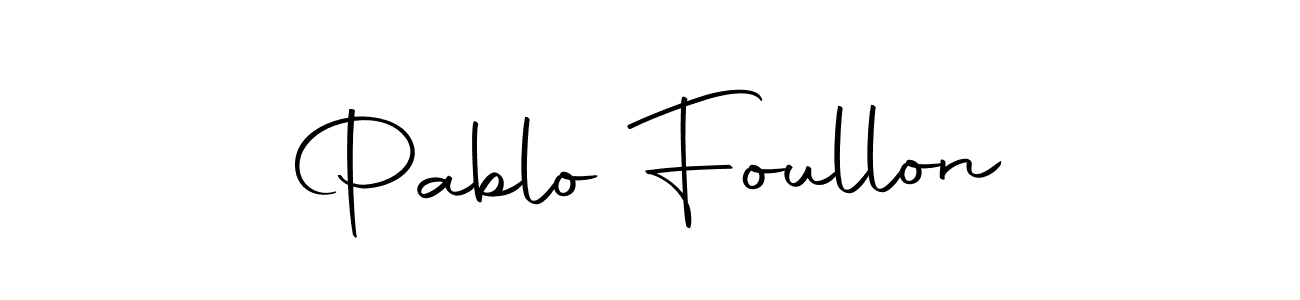 How to make Pablo Foullon name signature. Use Autography-DOLnW style for creating short signs online. This is the latest handwritten sign. Pablo Foullon signature style 10 images and pictures png