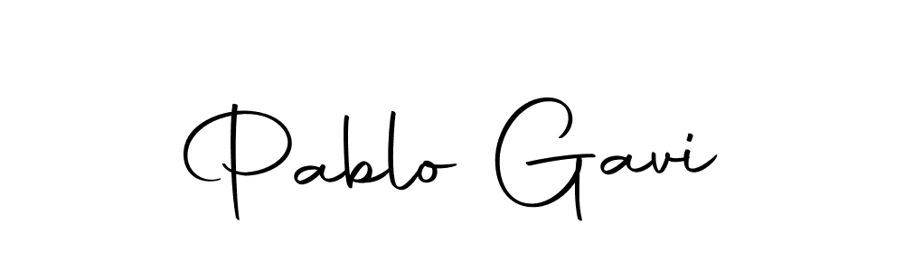 Create a beautiful signature design for name Pablo Gavi. With this signature (Autography-DOLnW) fonts, you can make a handwritten signature for free. Pablo Gavi signature style 10 images and pictures png