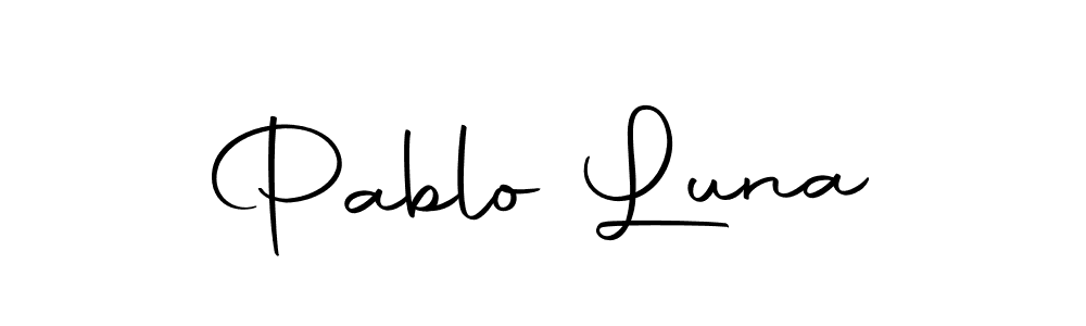 if you are searching for the best signature style for your name Pablo Luna. so please give up your signature search. here we have designed multiple signature styles  using Autography-DOLnW. Pablo Luna signature style 10 images and pictures png