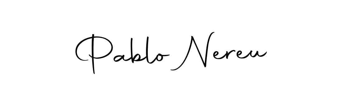 Design your own signature with our free online signature maker. With this signature software, you can create a handwritten (Autography-DOLnW) signature for name Pablo Nereu. Pablo Nereu signature style 10 images and pictures png