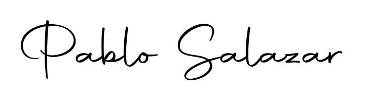 Discover the perfect balance of readability and style for Pablo Salazar with Autography-DOLnW font. Create your dream signature today. Pablo Salazar signature style 10 images and pictures png