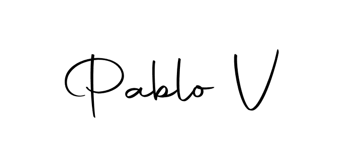 Autography-DOLnW is a professional signature style that is perfect for those who want to add a touch of class to their signature. It is also a great choice for those who want to make their signature more unique. Get Pablo V name to fancy signature for free. Pablo V signature style 10 images and pictures png