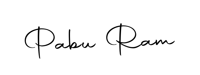 Use a signature maker to create a handwritten signature online. With this signature software, you can design (Autography-DOLnW) your own signature for name Pabu Ram. Pabu Ram signature style 10 images and pictures png