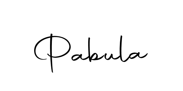 Use a signature maker to create a handwritten signature online. With this signature software, you can design (Autography-DOLnW) your own signature for name Pabula. Pabula signature style 10 images and pictures png