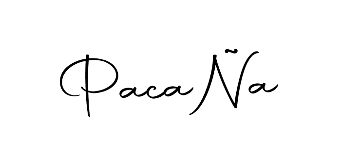 Create a beautiful signature design for name PacaÑa. With this signature (Autography-DOLnW) fonts, you can make a handwritten signature for free. PacaÑa signature style 10 images and pictures png