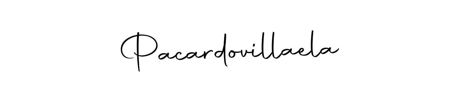 How to make Pacardovillaela signature? Autography-DOLnW is a professional autograph style. Create handwritten signature for Pacardovillaela name. Pacardovillaela signature style 10 images and pictures png