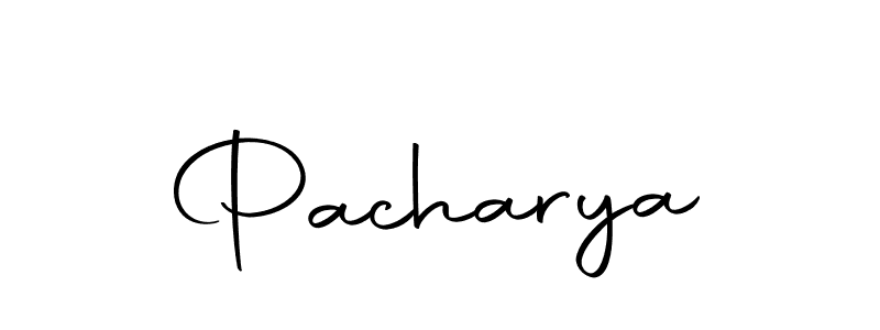 How to make Pacharya signature? Autography-DOLnW is a professional autograph style. Create handwritten signature for Pacharya name. Pacharya signature style 10 images and pictures png