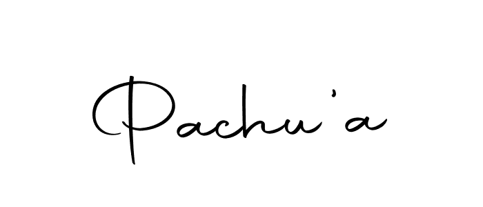 How to make Pachu'a name signature. Use Autography-DOLnW style for creating short signs online. This is the latest handwritten sign. Pachu'a signature style 10 images and pictures png