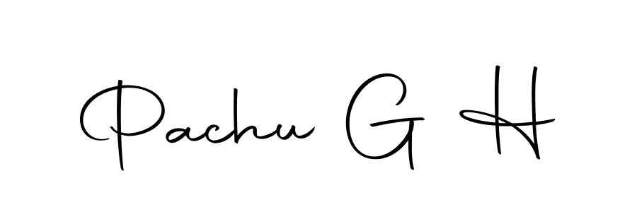 How to make Pachu G H signature? Autography-DOLnW is a professional autograph style. Create handwritten signature for Pachu G H name. Pachu G H signature style 10 images and pictures png