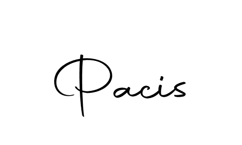 You should practise on your own different ways (Autography-DOLnW) to write your name (Pacis) in signature. don't let someone else do it for you. Pacis signature style 10 images and pictures png