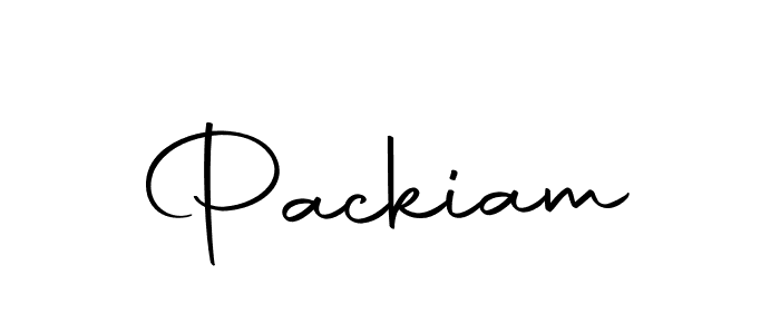 Design your own signature with our free online signature maker. With this signature software, you can create a handwritten (Autography-DOLnW) signature for name Packiam. Packiam signature style 10 images and pictures png