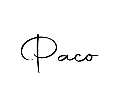 Make a beautiful signature design for name Paco. Use this online signature maker to create a handwritten signature for free. Paco signature style 10 images and pictures png