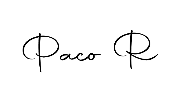 Also You can easily find your signature by using the search form. We will create Paco R name handwritten signature images for you free of cost using Autography-DOLnW sign style. Paco R signature style 10 images and pictures png